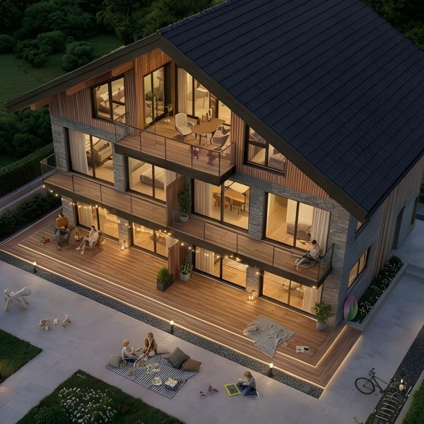 Vizualizácia domov IBV pod Tatrami Vlková Exteriér Developeri